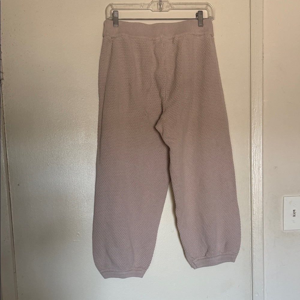 Women's S Free People Creme Knit Joggers